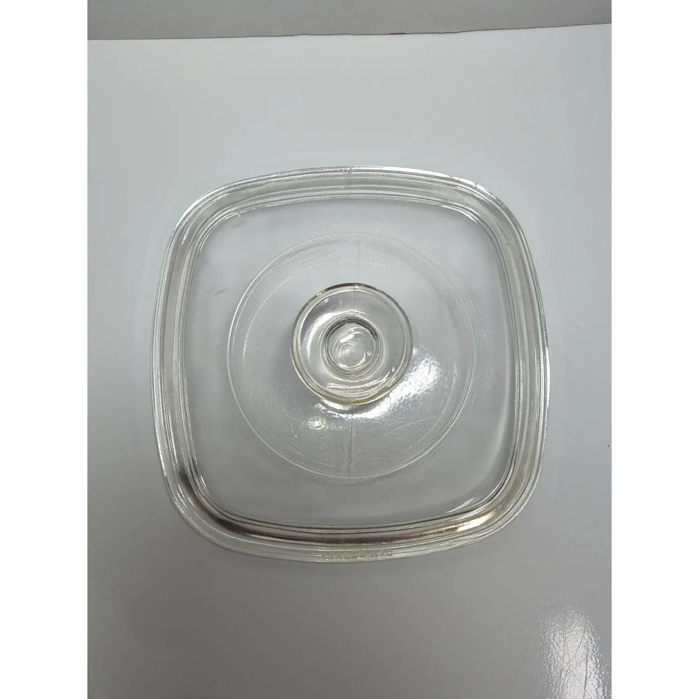 Corning Ware Country Cornflower UV Glow Pyrex Corelle 1 Qt Square Casserole Dish